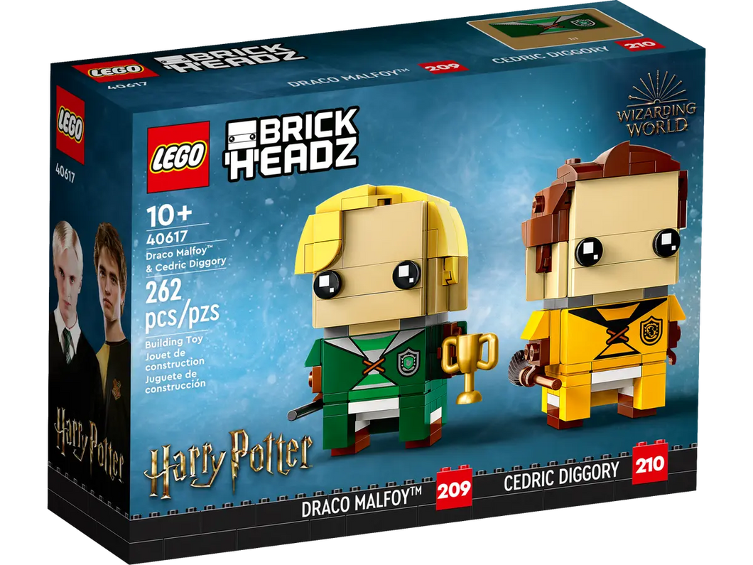 LEGO 40617: Brickheadz: Harry Potter: Draco Malfoy & Cedric Diggory