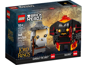 LEGO 40631: Brickheadz: Lord of the Rings: Gandalf the Grey & Balrog