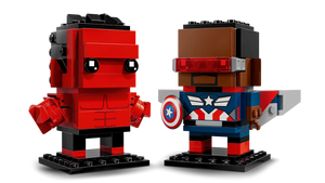 LEGO 40668: Brickheadz: Marvel: Captain America & Red Hulk