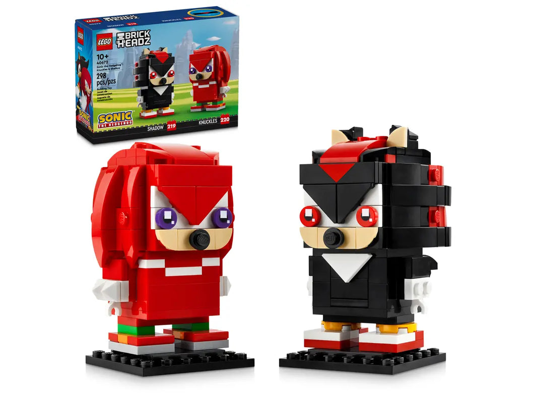 LEGO 40672: Brickheadz: Sonic the Hedgehog: Knuckles & Shadow