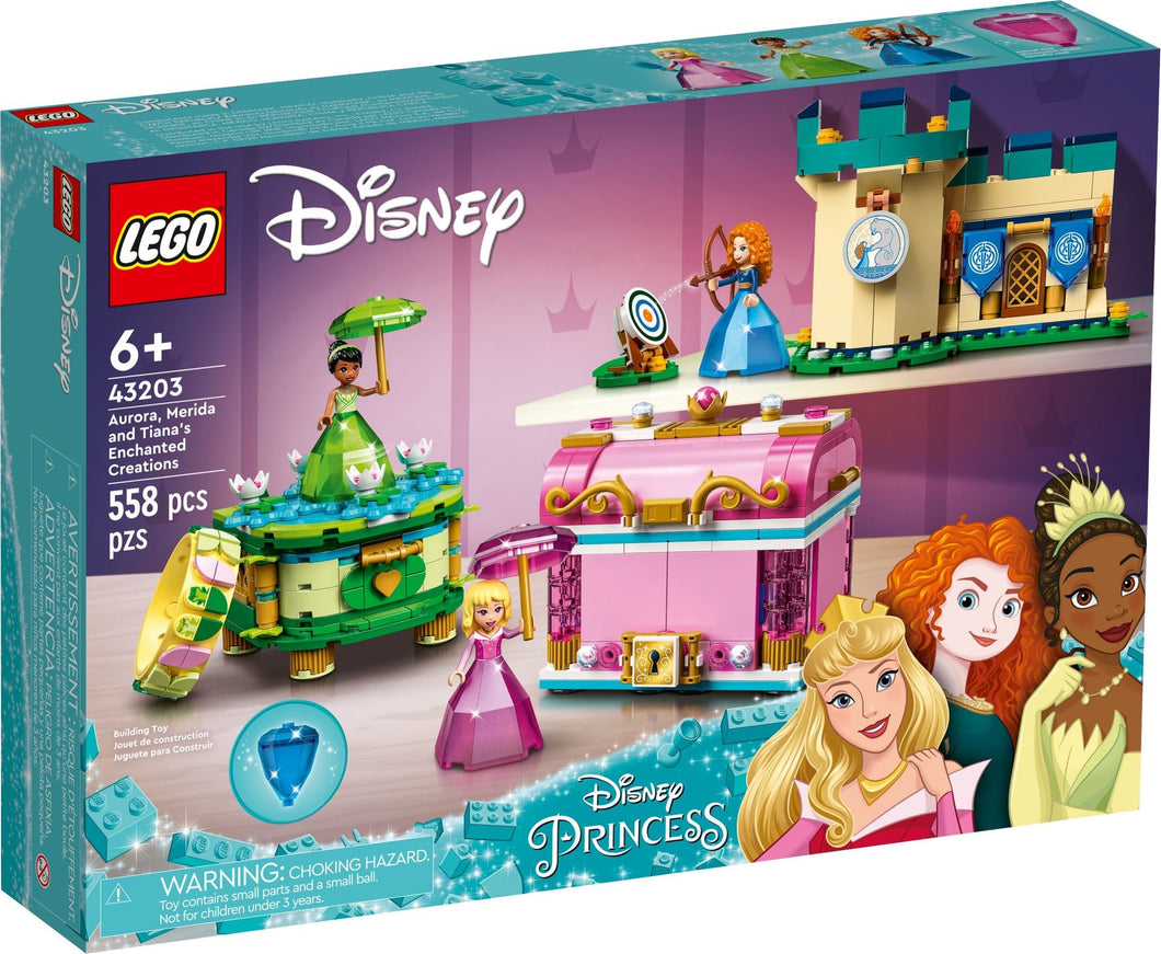 LEGO 43203: Disney: Aurora, Merida and Tiana's Enchanted Creations