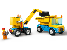 Load image into Gallery viewer, LEGO 60391: City: Construction Trucks and Wrecking Ball Crane
