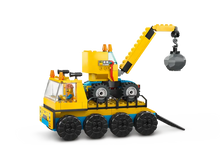 Load image into Gallery viewer, LEGO 60391: City: Construction Trucks and Wrecking Ball Crane
