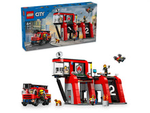 Load image into Gallery viewer, LEGO 60414: City: Fire Station with Fire Truck
