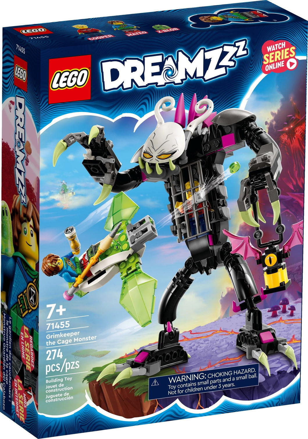 LEGO 71455: Dreamzzz: Grimkeeper the Cage Monster