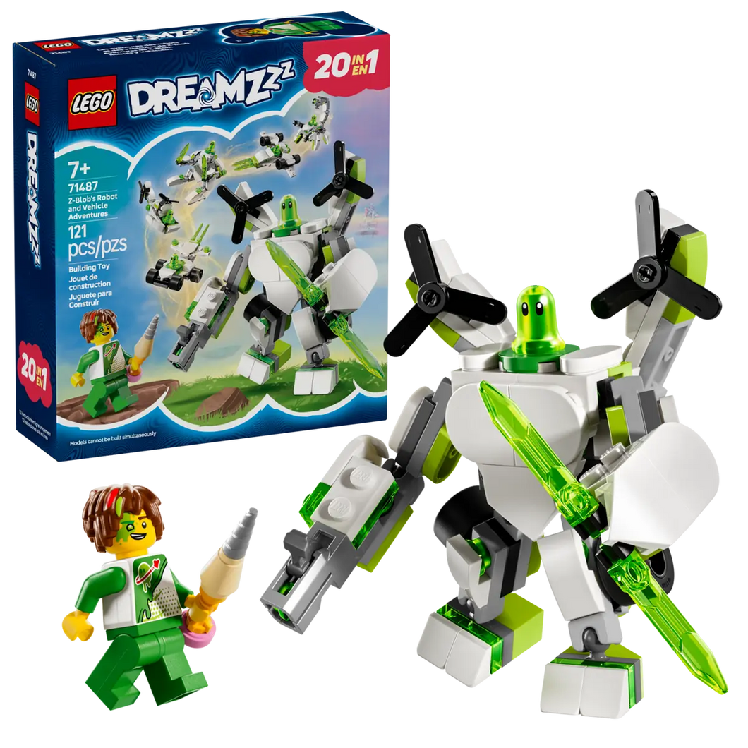 LEGO 71487: Dreamzzz: Z-Blob's Robot and Vehicle Adventures