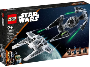 LEGO 75348: Star Wars: Mandalorian Fang Fighter vs TIE Interceptor