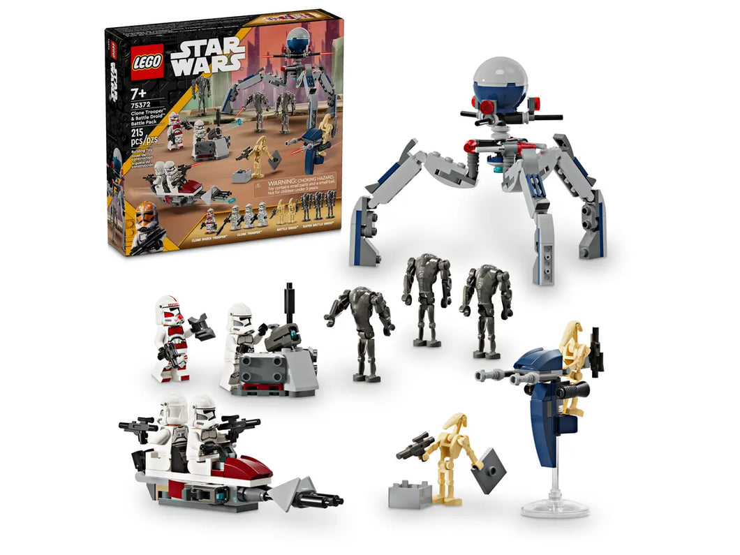 LEGO 75372: Star Wars: Clone Trooper & Battle Droid Battle Pack