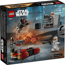 Load image into Gallery viewer, LEGO Star Wars Siege of Mandalore set 75449 featuring minifigures and vehicles for imaginative play
