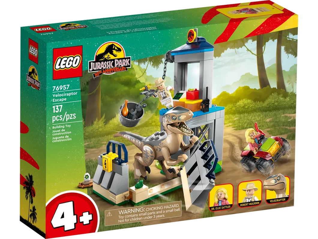 LEGO 76957: Jurassic World: Velociraptor Escape