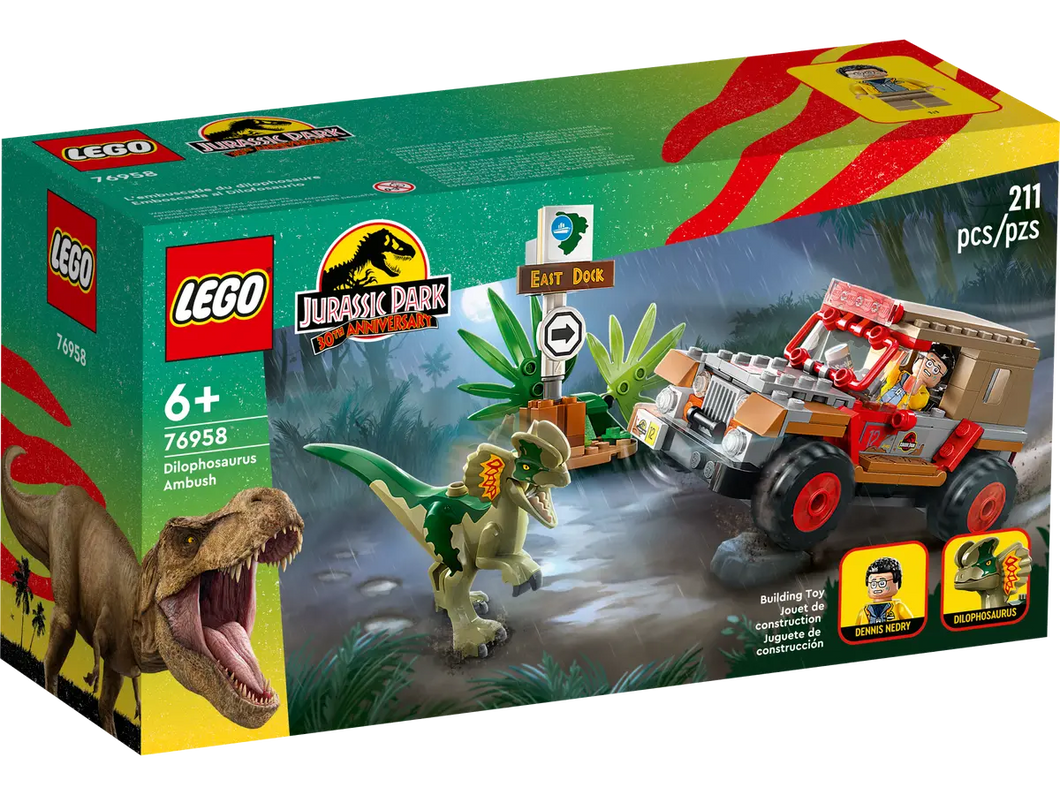 LEGO 76958: Jurassic Park: Dilophosaurus Ambush