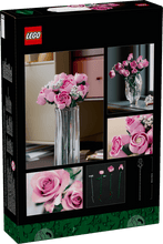 Load image into Gallery viewer, LEGO Boxed Set featuring LEGO Botanicals Pink Roses 10374 in a stylish display vase

