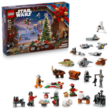 Load image into Gallery viewer, LEGO Star Wars Advent Calendar 2026 boxed set with themed mini-figures and buildable holiday scenes from Brick Shack
