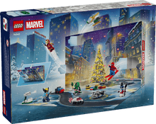 Load image into Gallery viewer, LEGO Marvel Advent Calendar 2026 boxed set with colorful building blocks and superhero-themed mini figures from Brick Shack.
