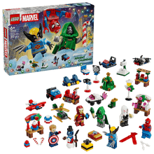 Load image into Gallery viewer, LEGO Marvel Advent Calendar 2026 boxed set with holiday-themed LEGO figures and building surprises from Brick Shack
