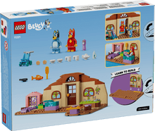 Load image into Gallery viewer, LEGO Bluey School boxed set with Rusty and Bluey figures, including colorful school building and accessories by Brick Shack.
