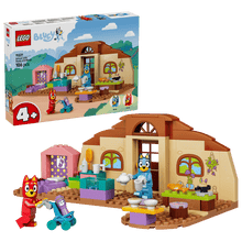 Load image into Gallery viewer, LEGO Bluey School boxed set featuring Bluey, Rusty, and school building, perfect for kids' imaginative play.
