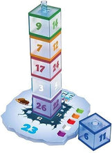 Load image into Gallery viewer, Happy Ice Cubed logic puzzle for kids with colourful numbered cubes stacked on icy base
