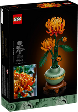Load image into Gallery viewer, LEGO Boxed Set by Brick Shack featuring detailed orange chrysanthemum flower model in decorative pot
