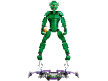 Load image into Gallery viewer, Brick Shack LEGO boxed set featuring a large green buildable dragon figure with articulated limbs and bow accessory
