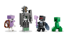 Load image into Gallery viewer, LEGO 21586 Minecraft Pale Garden boxed set with four minifigures from the game
