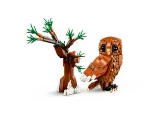 LEGO 31154 red fox for kids set featuring a detailed brown owl and tree model by Brick Shack