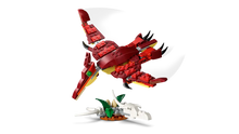 Load image into Gallery viewer, LEGO 31379 Fierce Dinosaur set 31379 featuring a dynamic flying dinosaur model on a display base

