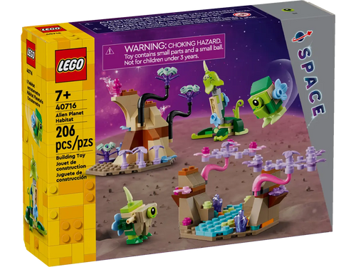 LEGO 40716 Alien Planet Habitat boxed set by Brick Shack with 206 pieces for space-themed building
