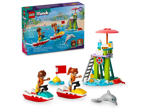 LEGO 42623 water scooter boxed set by Brick Shack with lifeguard tower, two scooters, and dolphin figure