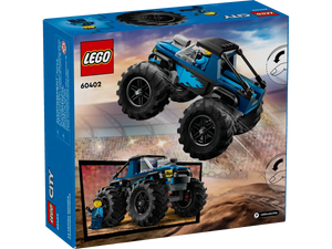 LEGO 60402 for sale UK featuring a boxed set with a blue monster truck and minifigure