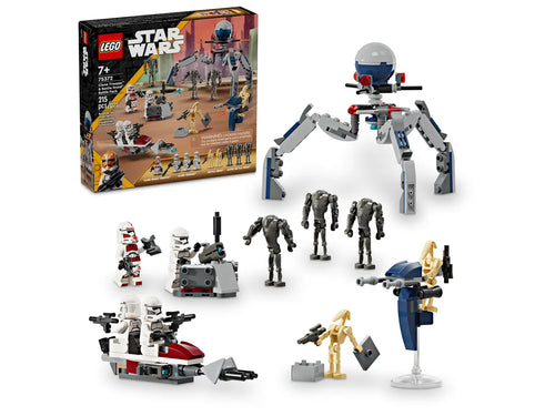 LEGO 75372 minifigure battle pack Star Wars set with droids, speeder, and battle figures from Brick Shack