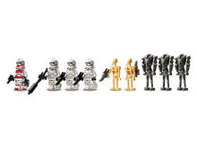 Load image into Gallery viewer, LEGO 75372 minifigure battle pack featuring detailed Star Wars clone troopers and battle droids from Brick Shack
