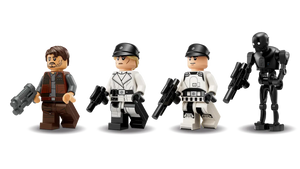 LEGO 75399 Star Wars UK boxed set featuring four detailed minifigures with weapons