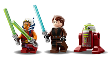 Load image into Gallery viewer, LEGO 75401 Star Wars UK set featuring Ahsoka, Anakin, and droid with lightsabers
