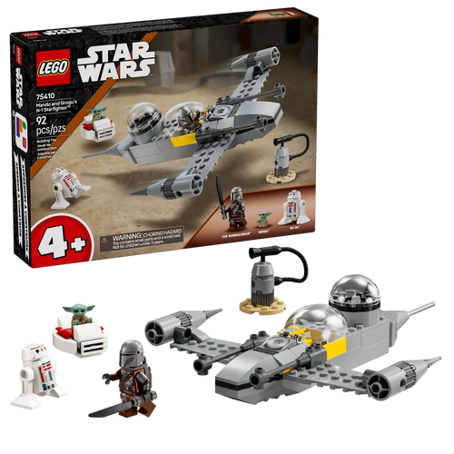 LEGO 75410 Star Wars toy West Yorkshire Mandalorian N-1 Starfighter boxed set with 92 pieces