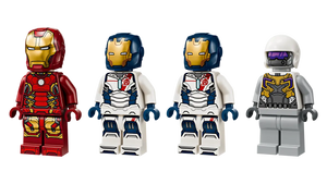 LEGO 76288 Iron Legion for sale featuring four detailed Iron Man and pilot minifigures from Brick Shack