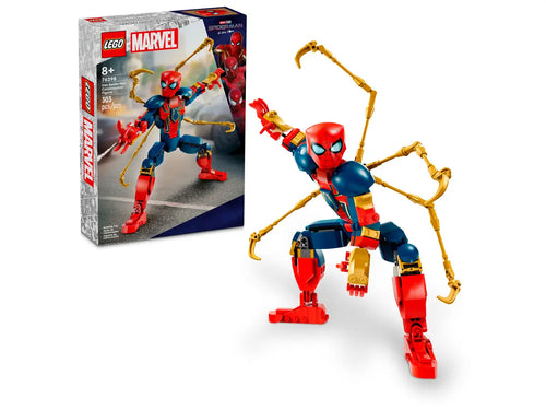 LEGO 76298 Spider-Man set UK featuring detailed Spider-Man figure with mechanical arms and boxed set by Brick Shack