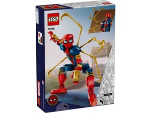 LEGO 76298 Spider-Man set UK boxed set by Brick Shack featuring Spider-Man figure with mechanical arms