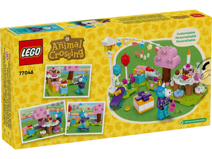 LEGO 77046 Julian’s Birthday Party Animal Crossing boxed set with colourful buildable figures and accessories