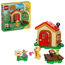 Load image into Gallery viewer, LEGO Animal Crossing Goldie&#39;s Cosy House 77058 set with 149 pieces featuring Goldie and charming accessories
