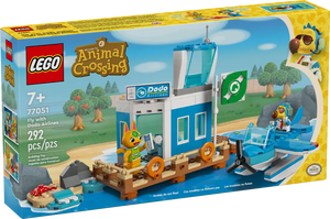 LEGO Animal Crossing sets UK Dodo Airlines building toy with 292 pieces for ages 7 and up by FRASERS
