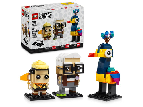 LEGO Brickheadz Disney Up set boxed set by Brick Shack with Russell Carl and Kevin characters