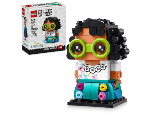 LEGO Brickheadz Mirabel Madrigal boxed set by Brick Shack featuring colourful character figure with green glasses