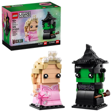 Load image into Gallery viewer, LEGO Brickheadz Wicked Elphaba and Glinda 40794 boxed set featuring 325 pieces for creative fun
