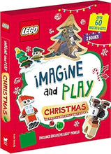 Load image into Gallery viewer, LEGO Christmas book set featuring two books and over 60 bricks for imaginative play
