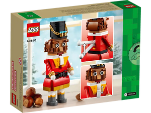 LEGO Christmas nutcracker model boxed set with detailed build and movable arms and legs