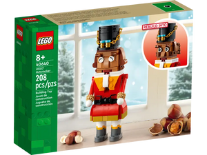 LEGO Christmas nutcracker model boxed set with 208 pieces for ages 8 and up by LEGO