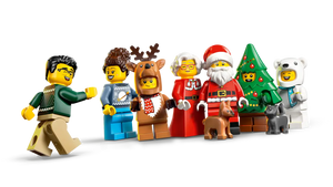 LEGO City Advent Calendar 2025 60475 featuring festive minifigures and holiday characters