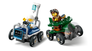 LEGO City Airplane vs Hospital Bed Race Car boxed set by Brick Shack with detailed mini figures and vehicles