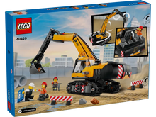 Load image into Gallery viewer, LEGO City Construction Excavator set boxed set with yellow excavator and worker minifigures by Brick Shack
